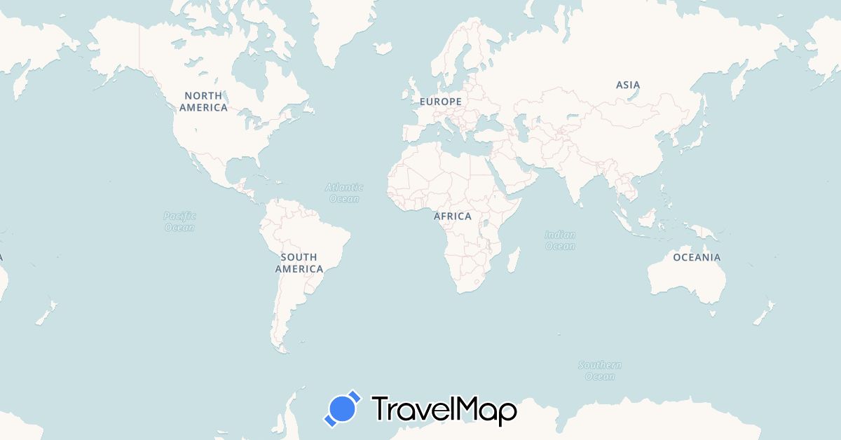 TravelMap itinerary: driving, boat in United States (North America)
